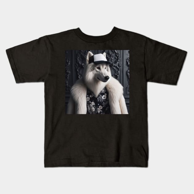 DANDY WOLF Kids T-Shirt by snevi